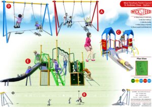 picture of the play equipment for option 1